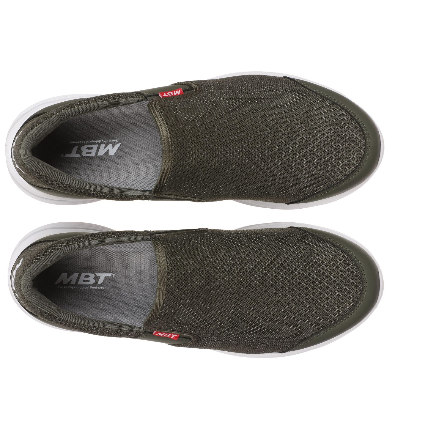 Женские кроссовки MBT Modena Iii Slip On in Army Green, цвет: Зелёный — фото 7