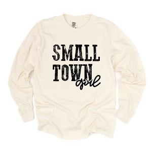 Simply Sage Market Women's Small Town Girl Long Sleeve Garment Dyed Tee - 1 of 3