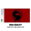 Mortal Kombat Symbol Automotive Bumper Sticker - 3 of 4