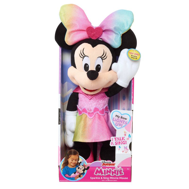 Disney Junior Sparkle &#38; Sing Minnie Mouse Plush, 1 of 13