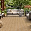 World Rug Gallery Herringbone Stripe Reversible Jute-Look Indoor/Outdoor Rug - 2 of 4