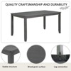 6-Piece Dining Table Set with Bench and Chairs, Wooden Dining Table Set for 6, Modern 6 Person Dining Table Set for Dining Room, Kitchen - 3 of 4