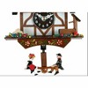 Quartz Chalet Clock with Moving Bird and Swinging Couple – 6 in – River City Clocks - 3 of 3
