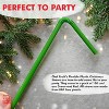 Chef Craft Flexible Plastic Christmas Colors Drinking Straws, 100 pack Green and Red - 4 of 4