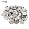 Unique Bargains Metal DIY Blankets Crafts Brooch Making Home Sewing Blank Trays Safety Pins 50 Pcs - 3 of 4