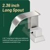 Cobbe Centerset Bathroom Sink Faucet 4-Inch Two-Handle with Pop-Up Drain and Supply Hoses Brushed Nickel - 3 of 4