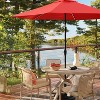 9' Round Solar Outdoor Patio Market Umbrella with Black Pole - Threshold™ - 2 of 4