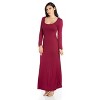 24seven Comfort Apparel Womens Long Sleeve Maxi Dress - 2 of 4