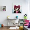 Stupell Industries Happy Panda Bear with Donut, 36" x 36" - 2 of 4