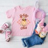 The Juniper Shop Groovy Chick Checkered Toddler Short Sleeve Tee - 2 of 2