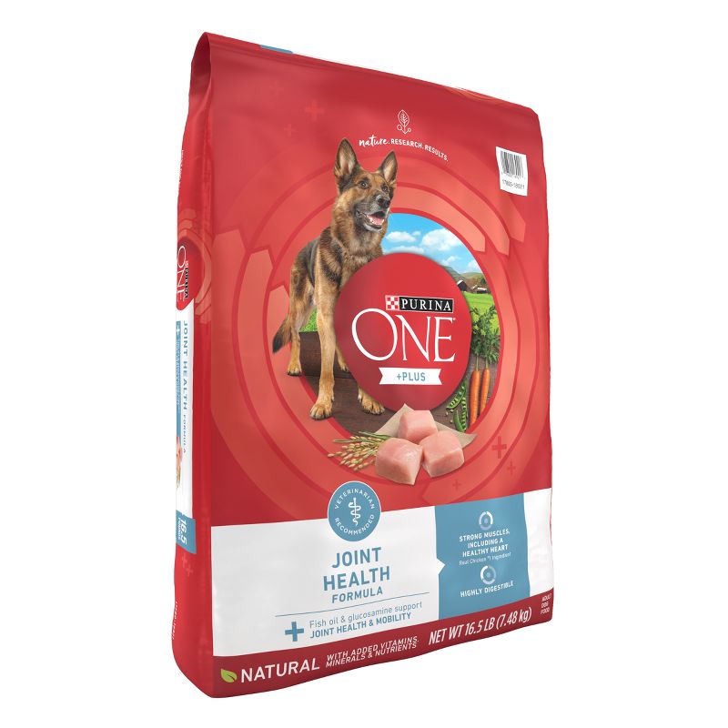 Purina ONE +Plus Joint Health Natural Chicken Flavor Dry Dog Food - 16.5lbs, 5 of 9
