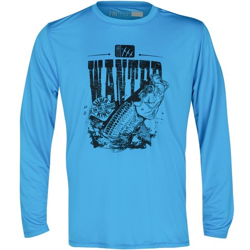 Fintech Wanted Tarpon Uv Long Sleeve T-shirt - Xl - Hawaiian Ocean : Target