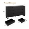 Nasitip 7-Drawer Dresser for Bedroom, 55" Wide Freestanding Horizontal Drawer with Storage, Wooden Closet Chest Storage for Home Office - 2 of 4