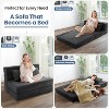 Homdox Folding Sofa Bed Chair w/ Pillow, Convertible Chair Sleeper, Foam Floor Mattress for Living Room/Dorm/Guest/Office Twin - 3 of 4