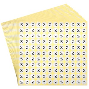 Unique Bargains Scrapbooking Crafts Round Self-Adhesive Alphabet Letter Stickers 15 Pcs - 1 of 4