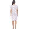 Casual Nights Women's Super Soft Yummy Nightshirt, Short Sleeve Nightgown, Night Dress with Fun Prints & Patterns - 4 of 4
