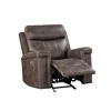 New Classic Furniture Quade Glider Recliner W/Pwr Fr-Mocha - 4 of 4