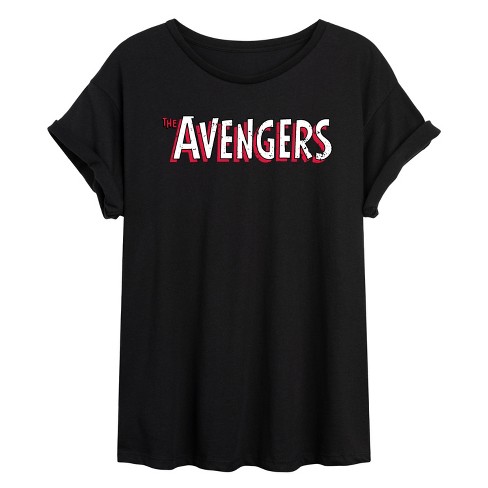 Women's - Marvel - Avengers Cast Oversized Graphic T-Shirt - image 1 of 4