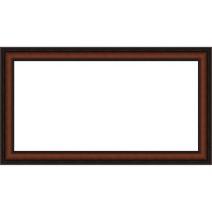Amanti Art Cyprus Walnut Narrow Framed Dry Erase Magnetic Board - 1 of 4