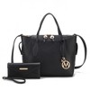 MKF Collection Bruna Vegan Leather Women’s Tote Bag with Wallet by Mia K - 2 of 4