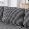 Modular Sectional Sofa, Compressed Sectional Sofa Modern Minimalist Style Corduroy Couch - 4 of 4