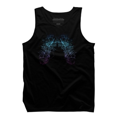 Men's Design By Humans Veins By designpro44 Tank Top