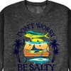 Men's - Instant Message - Don't Worry, Be Salty Graphic Fleece Sweatshirt - 2 of 4