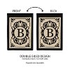 Evergreen Flag Cambridge Chic Letter B Monogram Applique Garden Flag - 12.5" Wide x 18" High - 4 of 4