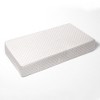 Bacati - Petals Coral Muslin 100 percent Cotton Universal Baby US Standard Crib or Toddler Bed Fitted Sheet - 2 of 4