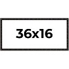 PosterPalooza | 36x16 Bamboo Picture Frame, UV Acrylic, 4 Finishes - Brown, Black, Gold, and Natural - 2 of 4