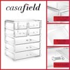Casafield Makeup Storage Organizer, Clear Acrylic Cosmetic & Jewelry Organizer with 3 Large and 4 Small Drawers - image 4 of 4