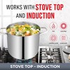 Bakken-Swiss Deluxe Stainless Steel Stockpot with Tempered Glass See-Through Lid - 3 of 4