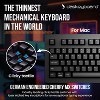 Das Keyboard 4 Pro for Mac Wired Mechanical Keyboard, Cherry MX Brown Switches, 2-Port USB 3.0 Hub, Volume Knob, Aluminum Top, 104 Keys, Black - 3 of 4