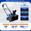 Snow Joe 24-Volt Snow Blower IONMAX with  2 x 4.0-Ah Batteries, Dual Port Charger, Multi Functional Snow and Ice Scraper, & Cover - 3 of 4