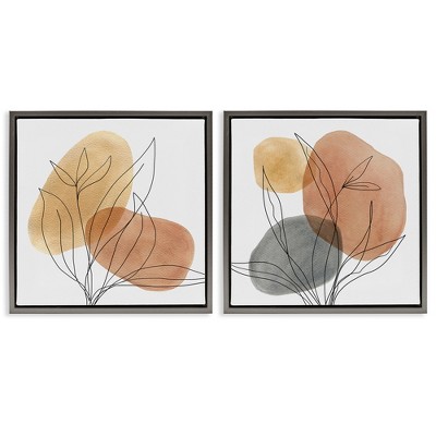 Stupell Industries Simple Neutral Southwestern Botanicals, 25" x 25"