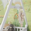 Full Size House Bed with Light, Fence and Roof for Kids - 2 of 4