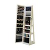 Gulches Full Length Mirror 360° Swivel Jewelry Cabinet With light - 4 of 4