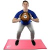 CanDo, Firm Medicine Ball, 8" Diameter, Yellow, 2 lbs. - 3 of 3