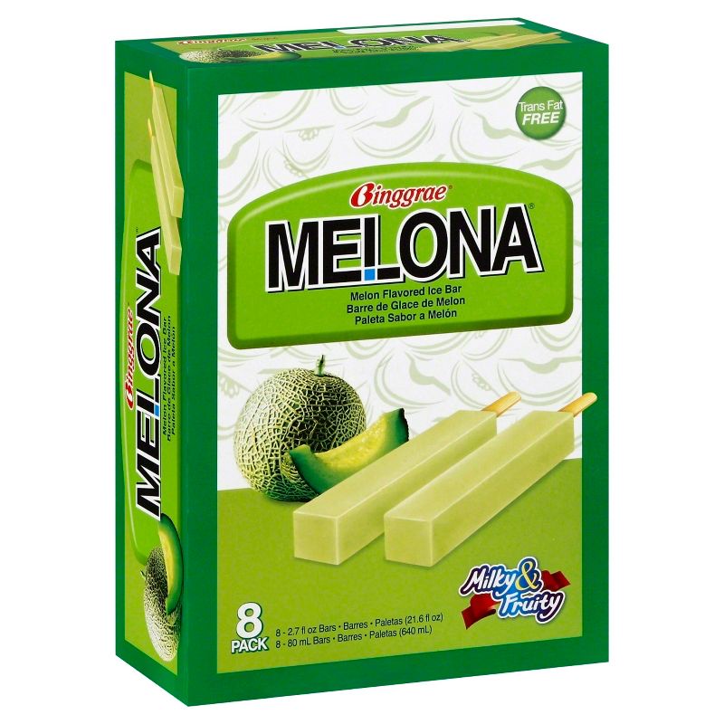 Binggrae Melon Frozen Ice Bars - 8ct/21.6 fl oz, 1 of 2