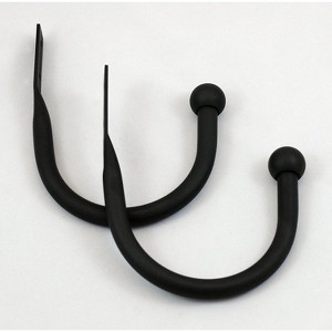 Set of 2 Urbanest Steel Drapery Holdbacks - 5 Finishes - 1 of 1