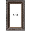 PosterPalooza | Panoramic Ornate Black Picture Frame - UV Acrylic, Foam Board Backing, Hanging Hardware - 2 of 4