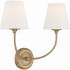 Crystorama Lighting Sylvan 2 - Light Sconce in  Vibrant Gold - 2 of 4