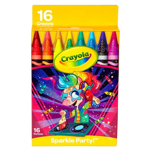 Crayola Crayon Pack 16ct Sparkle Party Target