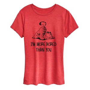 Women's - Garfield - More Bored Than You Short Sleeve Graphic T-Shirt - 1 of 4