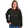 Xmas Holly Jolly Handsome Pattern Sweatshirt for Men or Women Brisco Brands - 3 of 4