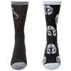 Adult Star Wars The Mandalorian Helmet All Over Print and Mythosaur Sigil 2-Pack Socks - 2 of 4