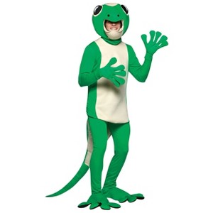 Imposta Costumes Adult Gecko Costume Bodysuit Green One Size - 1 of 1