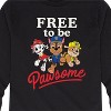 Boys' - Paw Patrol - Free To Be Pawsome Chase Marshall Rubble Long Sleeve Graphic T-Shirt - 2 of 4