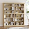 PexFix 67"x31"x16" Wood Bookcase with Adjustable Shelves in Natural Color - 2 of 4