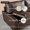 XIZZI Modern Compact 2-Seater Sofa for Small Spaces - Soft Polyester Fabric, Sponge & Plush Filling, Solid Wood Frame Loveseat in Multiple Colors - 4 of 4